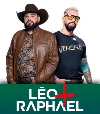 Léo e Raphael na Arena